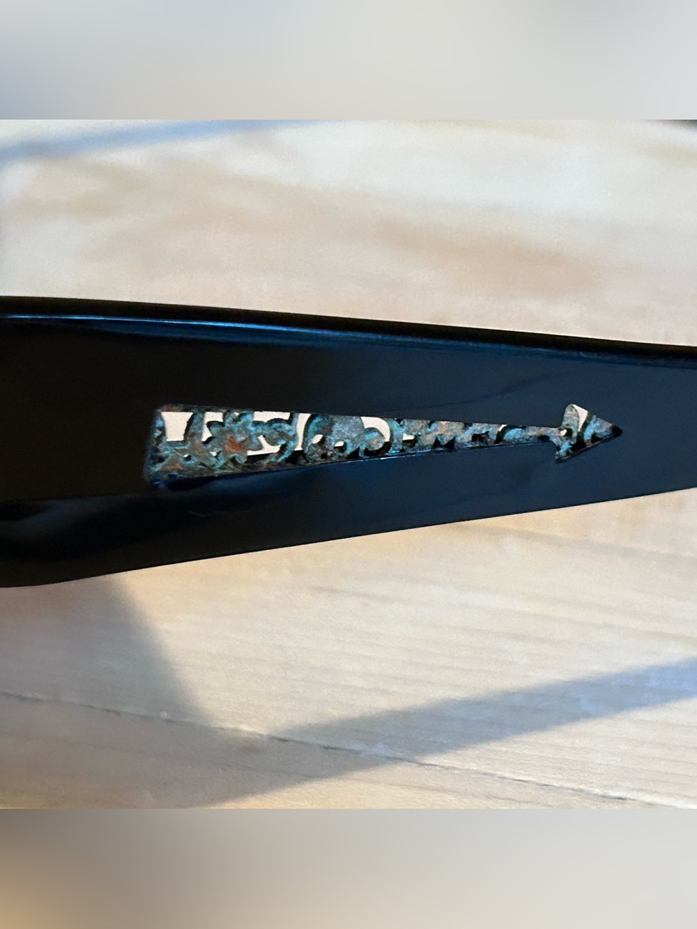 Karen Walker Black Cat-Eye Women's Sunglasses - Picture 6 of 9